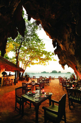 Thailand Lifestyle präsentiert: Höhlen-Restaurant "The Grotto" @ Rayavadee, Krabi