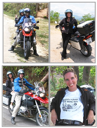 Thailand Motorradtour: Nathalie Gütermann "off road"