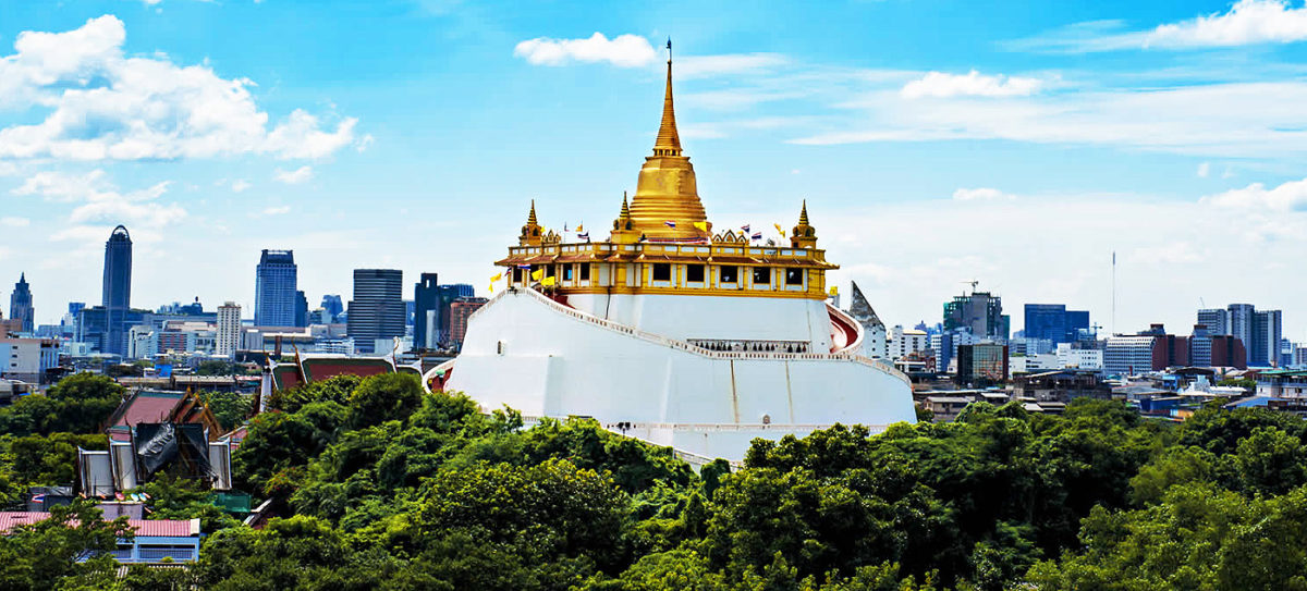 Thailand-Lifestyle.com - Classic Tour: "Bangkoks Altstadt". Hier der "Golden Mount" mit dem Wat Saket