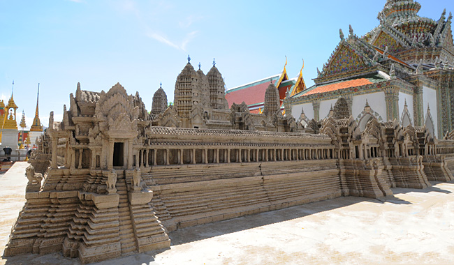 Thailand Lifestyle präsentiert: Grand Palace - Die 10 wichtigen Highlights. Hier: Angkor Wat Modell