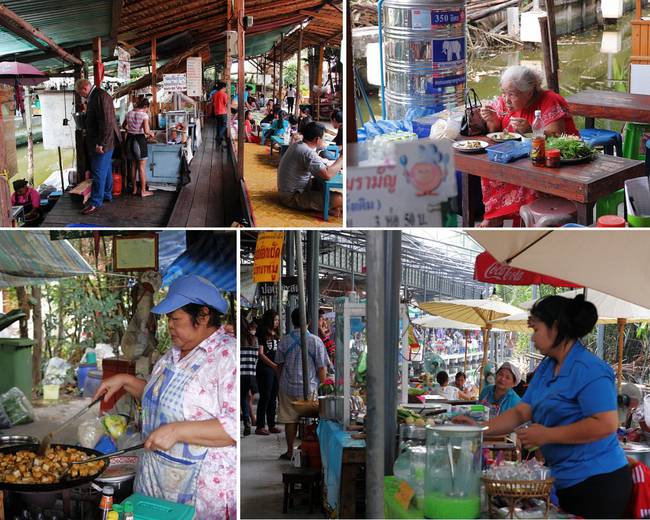 Thailand Lifestyle präsentiert: den Garküchenmarkt "Bang Nam Phueng Floating Market" in Phra Pradaeng
