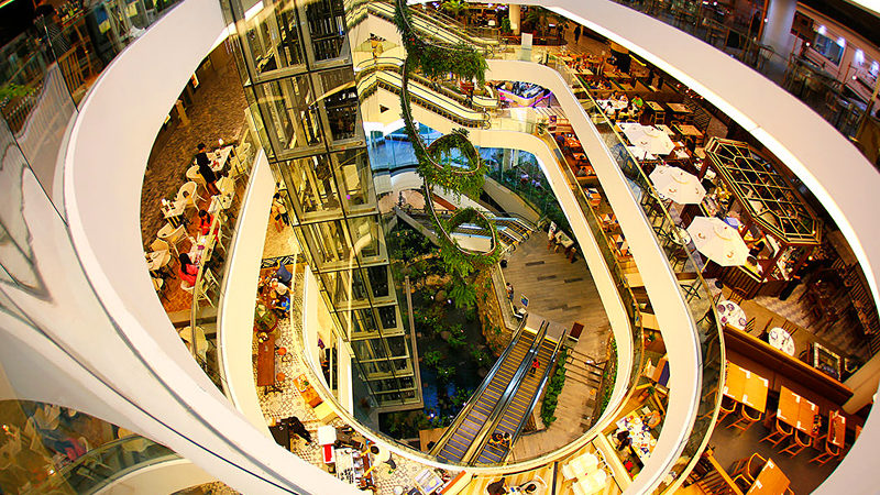 Gastro Etagen in Malls. Hier "The Helix" @ EM Quartier, Phrom Phong/Sukhumvit