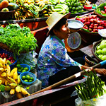 Thailand Lifestyle präsentiert: Bangkoks beste Märkte. Hier: der Floating Market "Klong Lad Mayom"