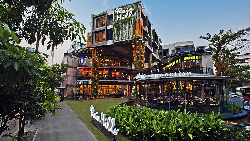 Gastro Mall "Rain Hill", zw. Phrom Phong + Thonglor/Sukhumvit Soi 47