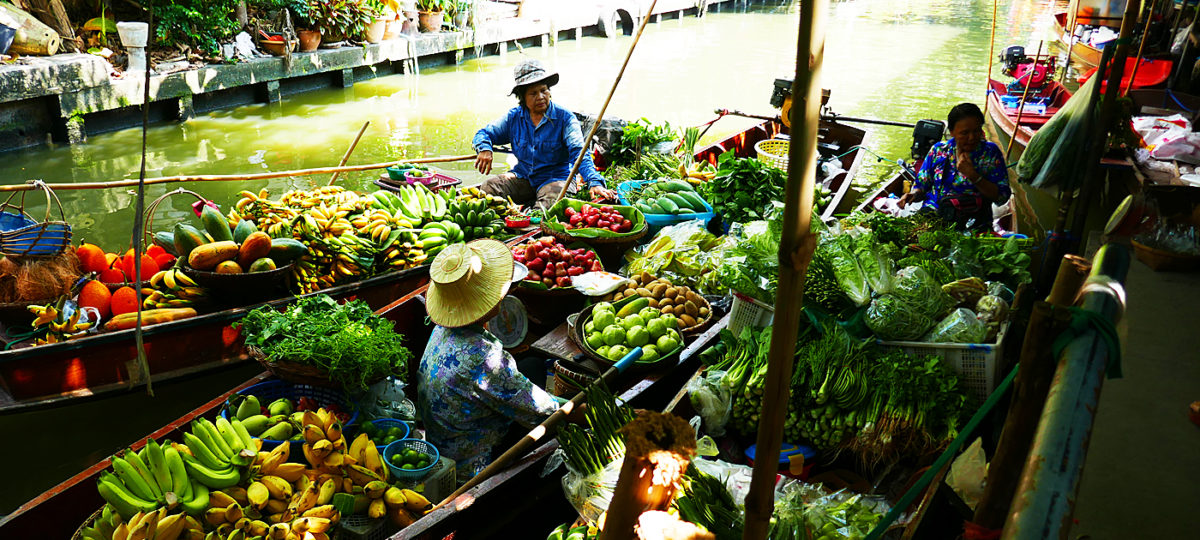 Schwimmender Markt (1): Klong Lat Mayom