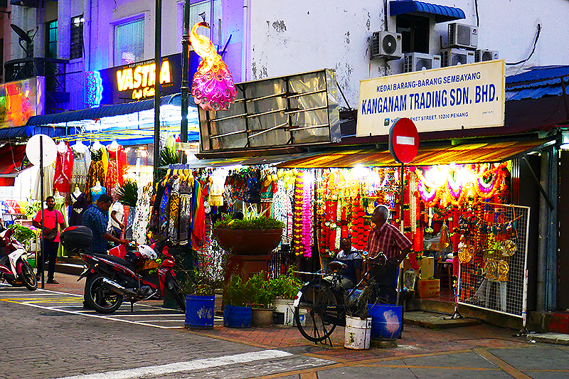 Penang, George Town, Malaysia, Abendliche Impressionen
