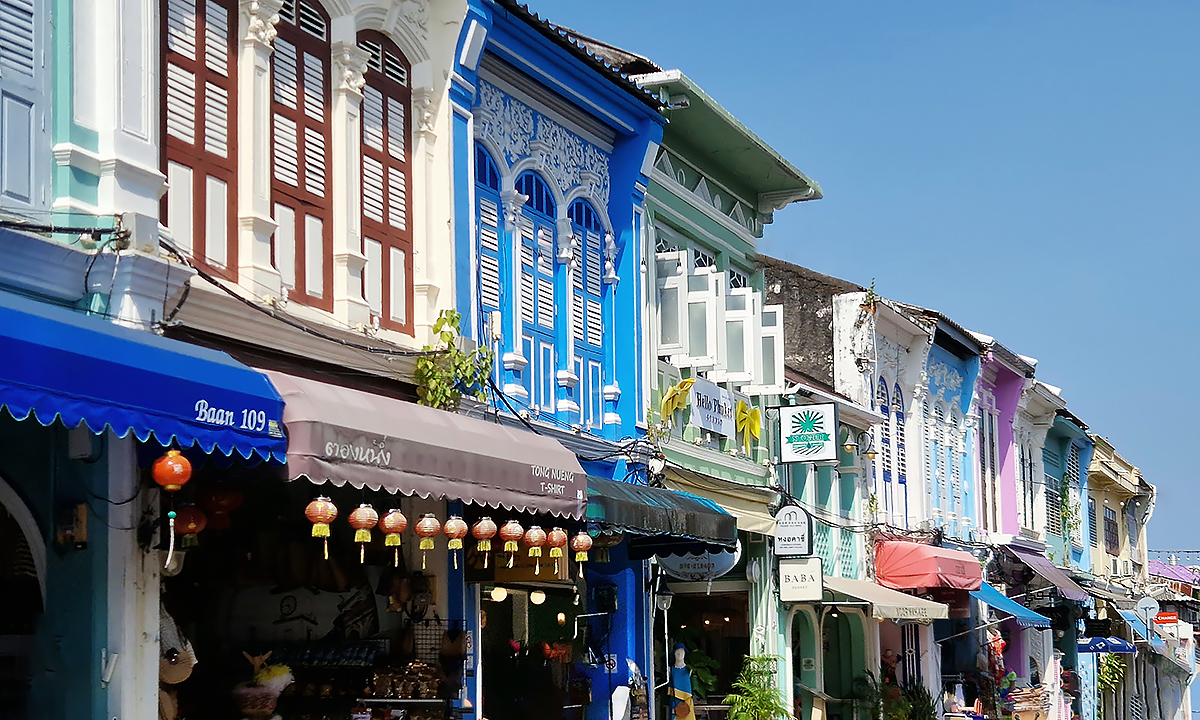 Typische Stadtarchitektur; Phuket Town; © Thailand-Lifestyle.com by Nathalie Gütermann 