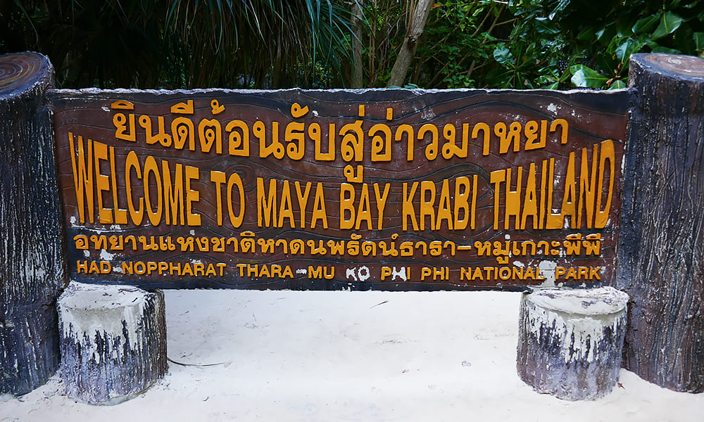Maya Bay Eingang