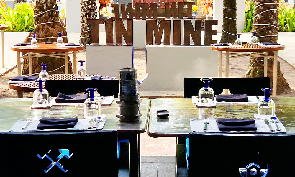 Tin Mine Restaurant @ "The Slate" Phuket. © Thailand-Lifestyle.com by Nathalie Gütermann