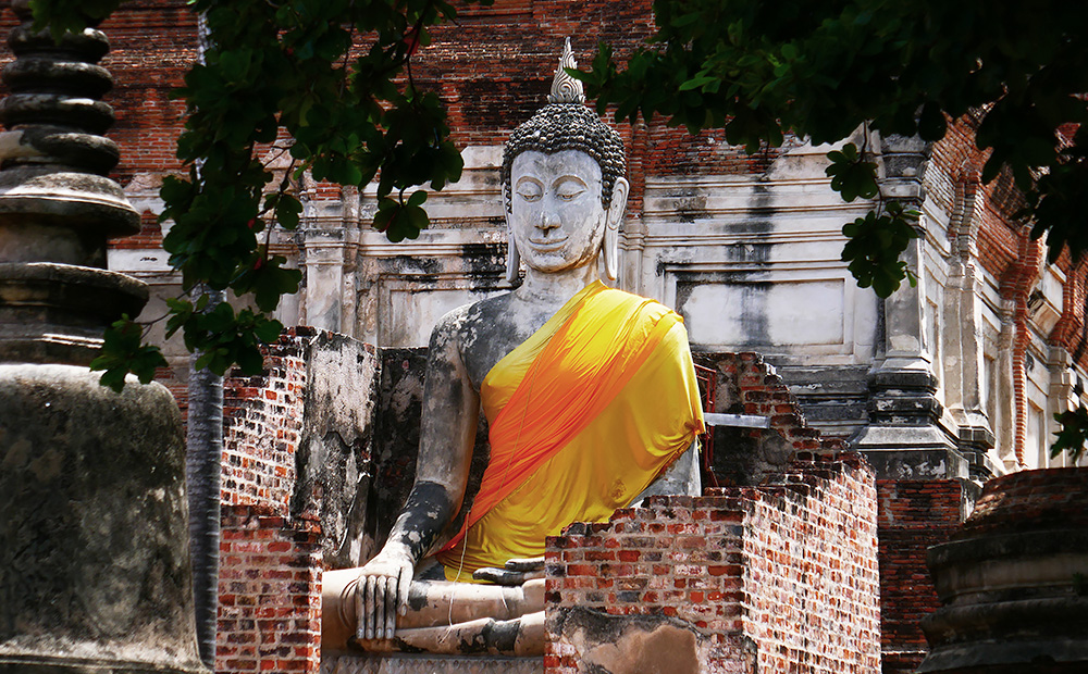 Antike Tempelstadt Ayutthaya. Foto: © Thailand-Lifestyle.com by Nathalie Gütermann 