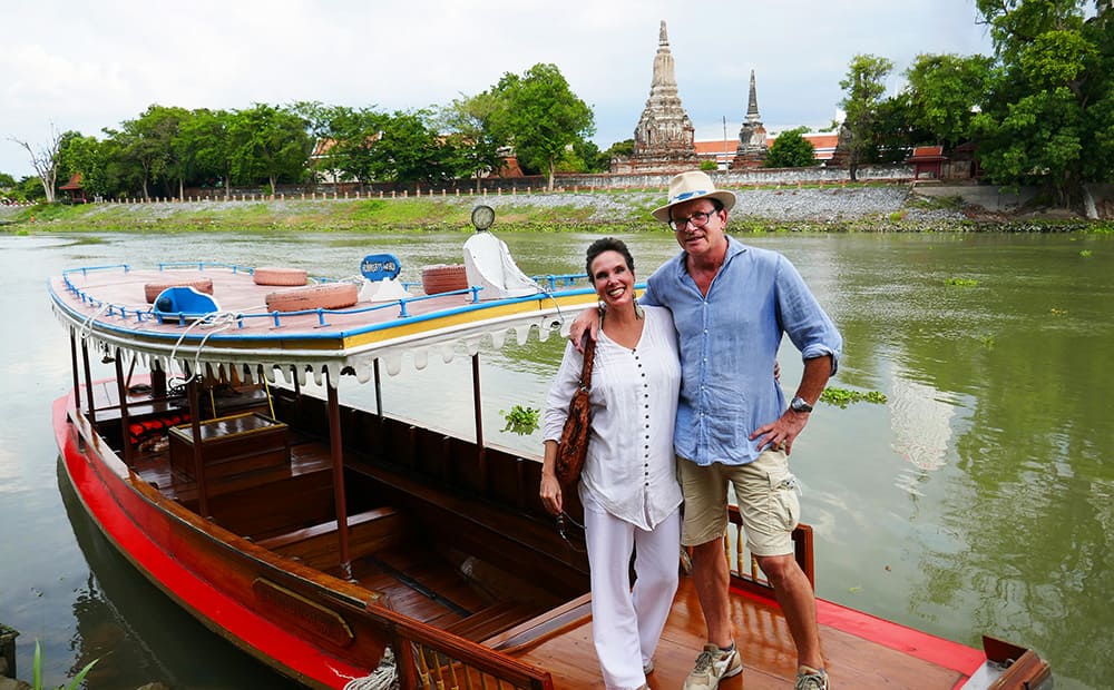 Bootsfahrt durch Ayutthaya auf dem Chao Phraya. Foto: © Thailand-Lifestyle.com by Nathalie Gütermann 