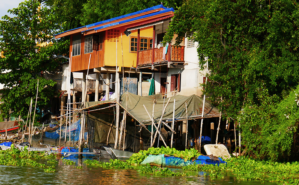Flusslandschaft Ayutthaya. Foto: © Thailand-Lifestyle.com by Nathalie Gütermann