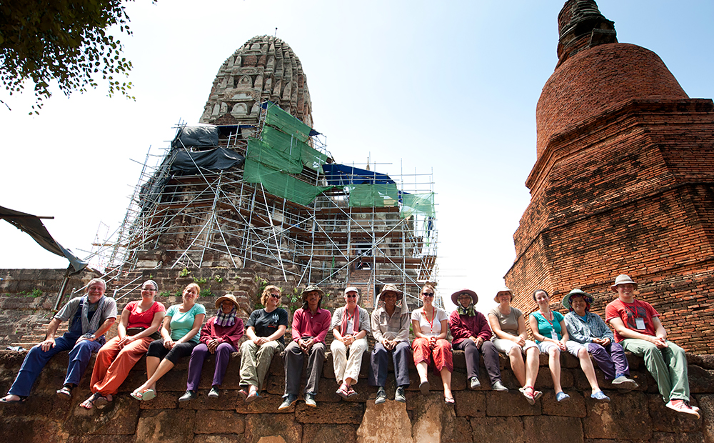 Restaurierungsarbeiten in Ayutthaya: Rettungsprojekt GRASP. Foto © Hans Leisen / Deutsche Botschaft Bangkok
